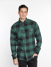 Flannel Shirt Green Black
