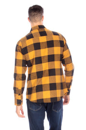 Vintage Mustard Flannel Shirt for Men -