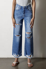 ESTRUCTED STRAIGHT JEANS