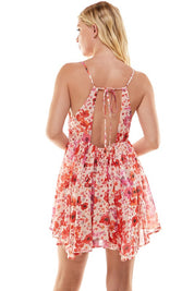 Sleeveless Floral Dress