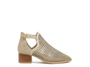 Rosalyn Black Block Heeled Cut Out Sandal