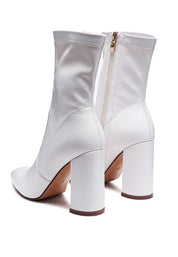 London Rag Zahara Pointed Block Heeled Boot