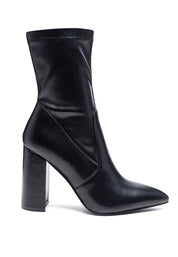 London Rag Zahara Pointed Block Heeled Boot