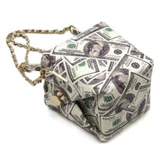Lucky 100 Dollar Bills Takeout Box Chain Bag