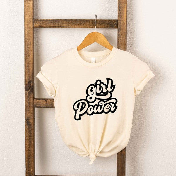Retro Girl Power Toddler Graphic Tee