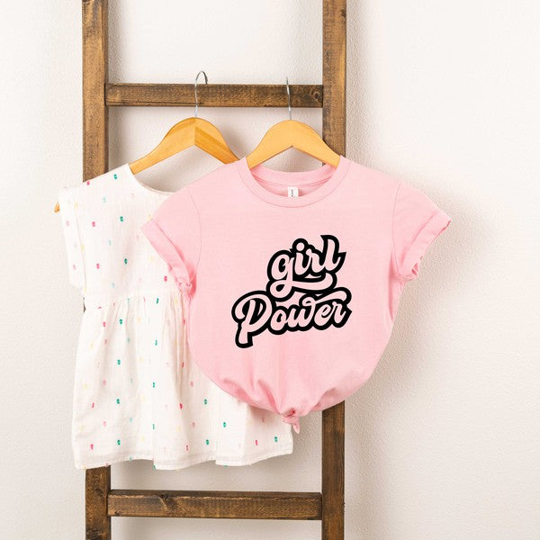 Retro Girl Power Toddler Graphic Tee
