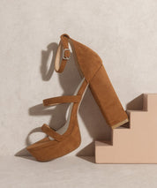 Oasis Society Raelynn Suede Platform Heels