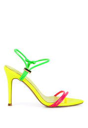 HIGH PORCH DRAWSTRING BAND HIGH HEELED SANDAL