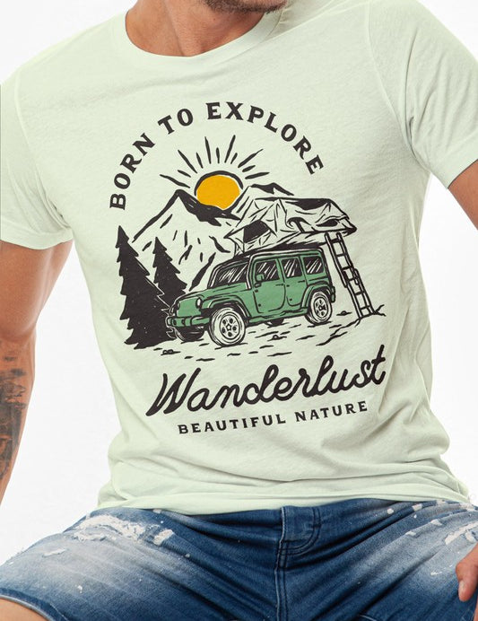 Born to Explore Wanderlust Graphic Tee