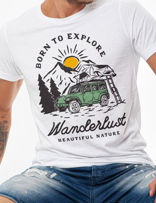 Born to Explore Wanderlust Graphic Tee