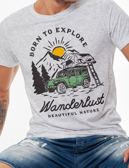 Born to Explore Wanderlust Graphic Tee