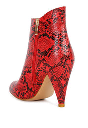 Lemon Tart Heeled Ankle Boots