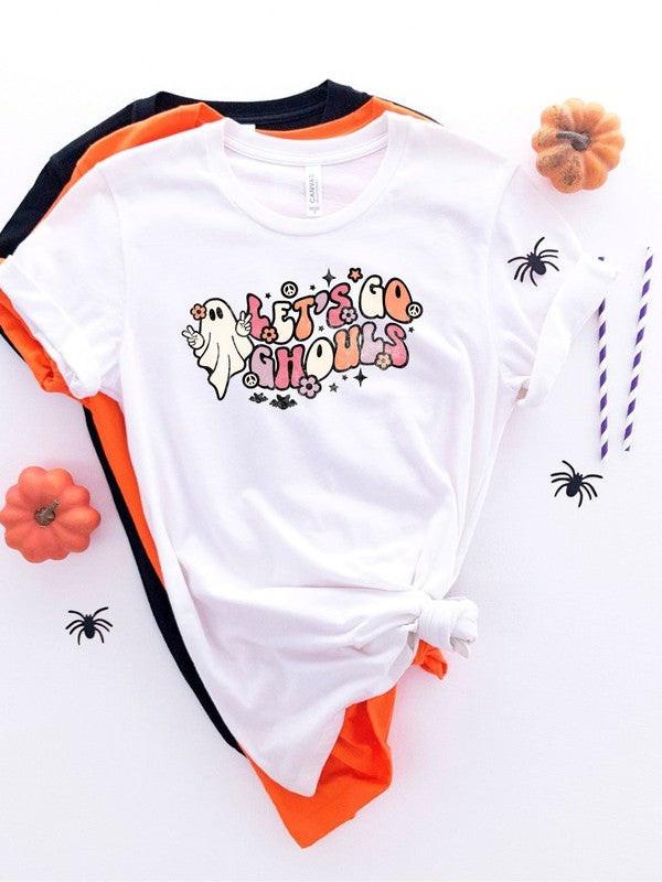 Let's Go Ghouls Crew Neck Tee