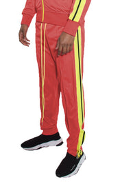 STRIPED TAPE TRACK PANTS