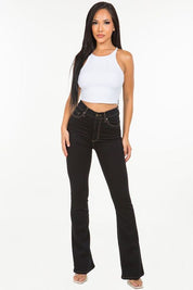Boot Cut Jean in Black