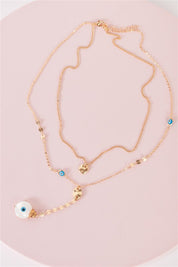 Evil Eye Chain Pendants Necklace