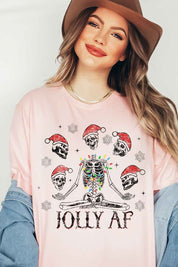 JOLLY CHRISTMAS GRAPHIC T SHIRT
