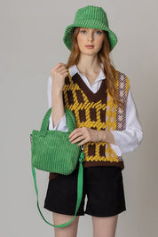Solid Corduroy Bucket Hat