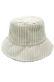 Solid Corduroy Bucket Hat