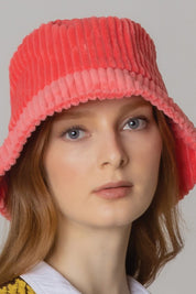 Solid Corduroy Bucket Hat