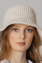 Solid Corduroy Bucket Hat