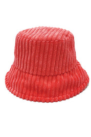 Solid Corduroy Bucket Hat