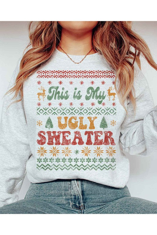 Ugly Sweater Christmas Graphic Sweatshirt