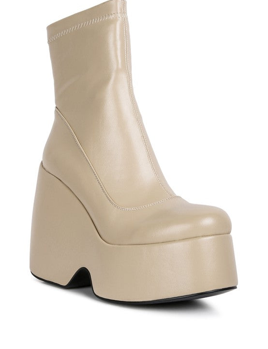 PURNELL High Platform Ankle Boots