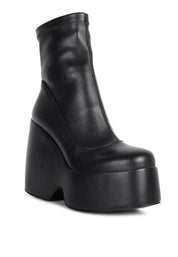 PURNELL High Platform Ankle Boots