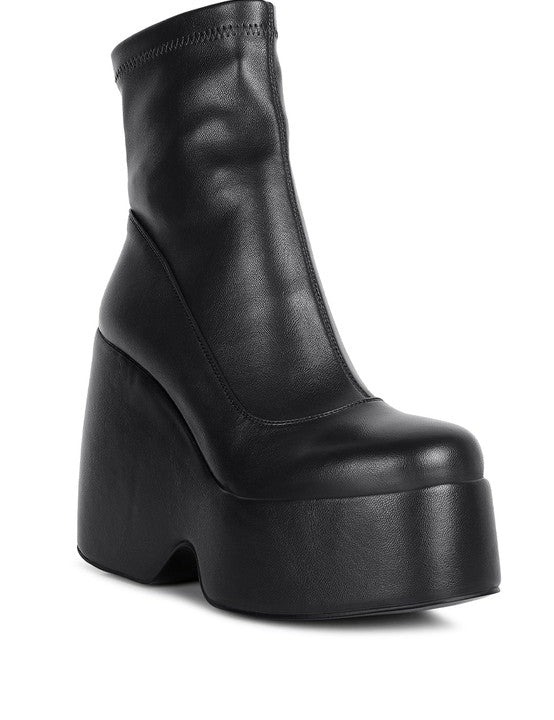 PURNELL High Platform Ankle Boots