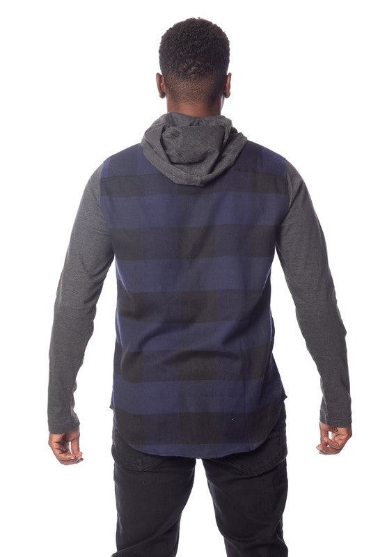 Men's Flannel Hoodie