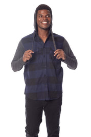 Men's Flannel Hoodie