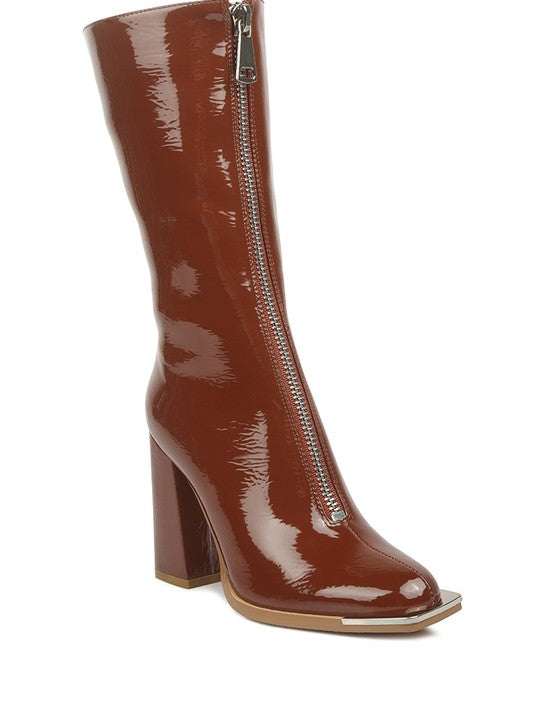 Ankle Heeled Platform Boots