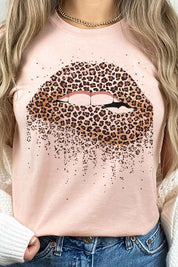 LEOPARD LIPS VALENTINE GRAPHIC TEE