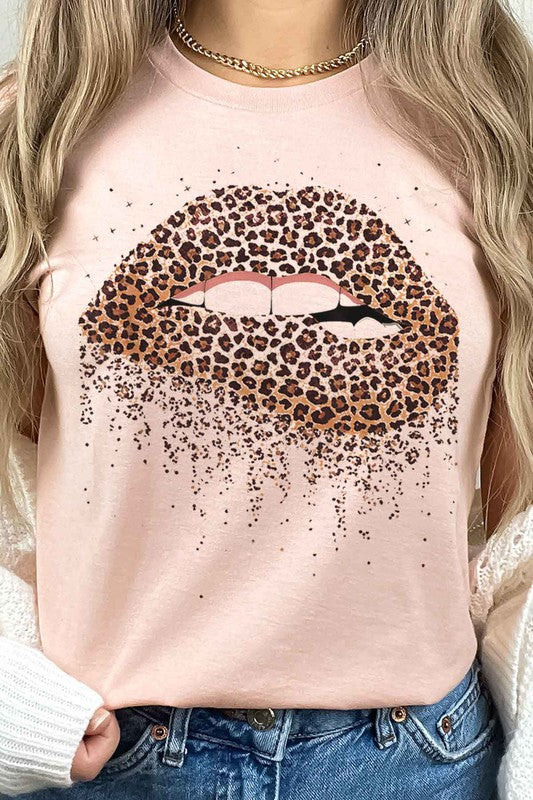 LEOPARD LIPS VALENTINE GRAPHIC TEE