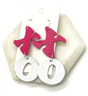 XO Love Hugs Leather Earrings