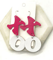 XO Love Hugs Leather Earrings