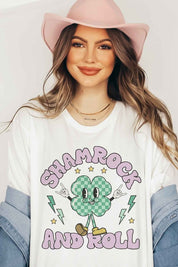SHAMROCK AND ROLL GRAPHIC TEE