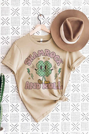 SHAMROCK AND ROLL GRAPHIC TEE