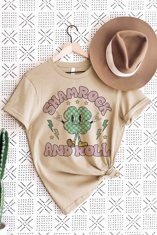 SHAMROCK AND ROLL GRAPHIC TEE