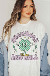 SHAMROCK AND ROLL GRAPHIC TEE