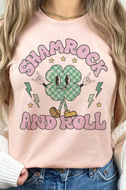 SHAMROCK AND ROLL GRAPHIC TEE