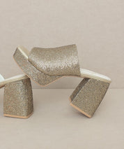 OASIS SOCIETY Crystal - Sparkling Platform Slide