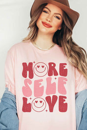 MORE SELF LOVE VALENTINE GRAPHIC TEE