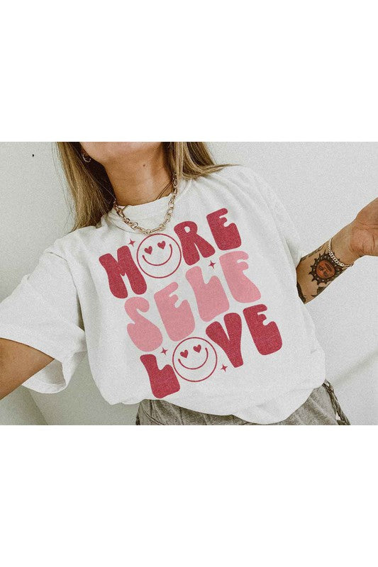 MORE SELF LOVE VALENTINE GRAPHIC TEE