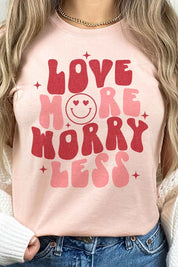 LOVE MORE WORRY LESS TEE PLUS SIZE