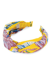 Tropical Printed Twisted Headband