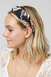 Tropical Printed Twisted Headband