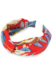 Tropical Printed Twisted Headband