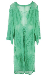 Butterfly Pattern Laced Kimono
